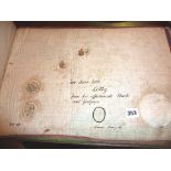 Large Victorian scrapbook with dedication from Richard Avery Rix