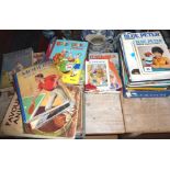 Large quantity of vintage children's annuals including Blue Peter, Bobby Bears and boy's adventure &