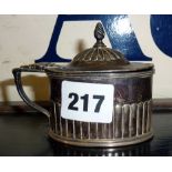 Georgian silver mustard pot, London 1791, by Peter & Ann Bateman (3 Troy ozs)