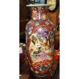 Large Oriental Satsuma vase