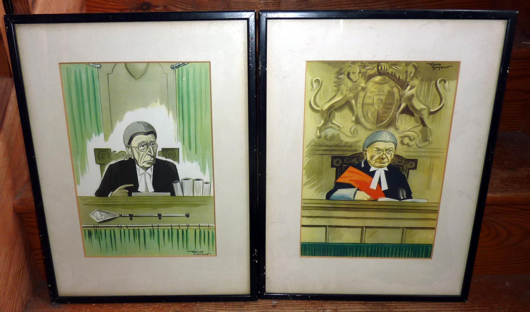 Five various 'Spy' prints of Judges, and seven various David Langdon prints of Judges - Image 4 of 4