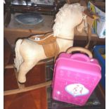Rocking horse & Barbie travel case