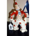 Gerdner Verbilki Russian clown porcelain figurine