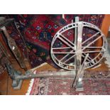 Tribal Art:- Middle/Far East wool winding/spinning wheel (architectural ornament)