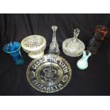 A collection of good quality glassware a