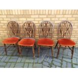 Four dining chairs