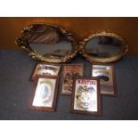 A collection of seven mirrors to include