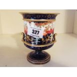 A Royal Crown Derby twin-handled urn-sha