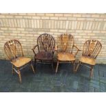 Four dining room chairs