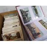 Postcards - a mixed lot of approximately 200 early period cards of London contained in an album,