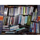 A collection of in  excess of 100 CD albums,