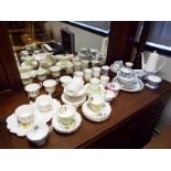 A good mixed lot of assorted tableware to include Royal Tuscan, Royal Standard,