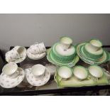 Shelley - six teacups and six saucers by Shelley,