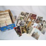 Deltiology - a collection of in excess of 600 postcards to include portrait, military,
