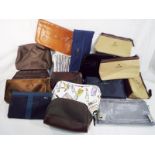 A collection of sixteen good quality predominantly airline cosmetic bags to include Emirates,