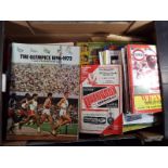 A collection of predominantly mid 20th century football ephemera to include 'Football Monthly'