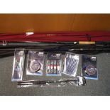 Fishing / Angling equipment - two fishing rods a Carbo 12 foot Speciman two piece rod by Grandeslam