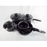 Surplus unused retail stock (NOT RETURNS) - a 5 piece graphite pan set,