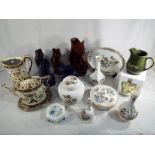 A good mixed lot of ornamental ceramic t