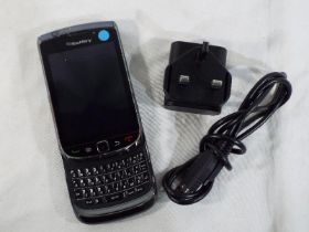 A Blackberry mobile telephone, 5.0mp cam