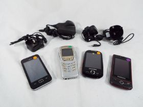 Four mobile phones suitable for various