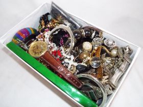 A large collection of costume jewellery