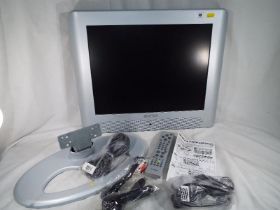 A Hitachi 20 inch flat screen TV with s