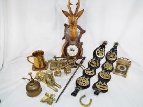 A good collection of ornamental brasswar