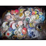 Badges - a large collection of vintage sorted badges to include advertising, makes of cars,