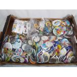 Badges - a large quantity of vintage badges and enamelled pin badges to include charity badges,