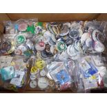 Badges - a large quantity of vintage, sorted badges to include enamelled charity badges,