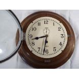 An early 20th century office wall clock by Gents of Leicester,