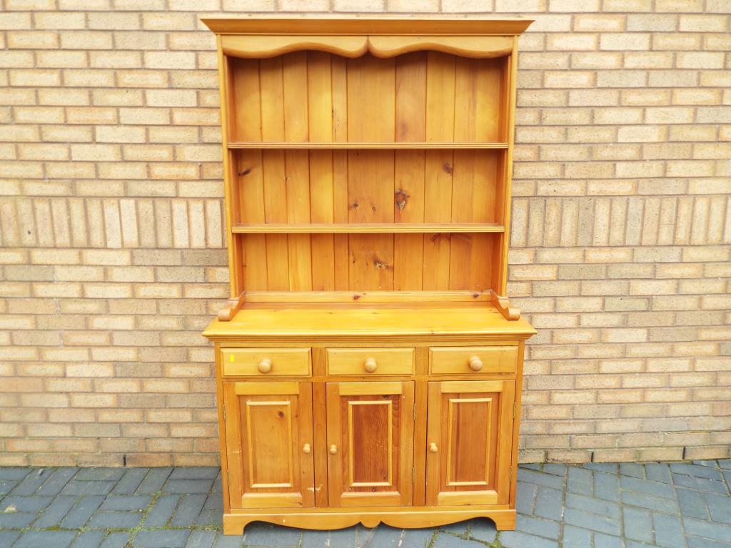 A pine Welsh Dresser,