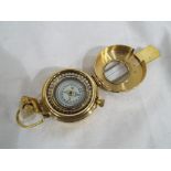 A good quality brass compass Est £20 - £40