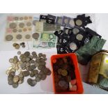 Numismatology - a large quantity of predominantly pre-decimal UK and World coins,