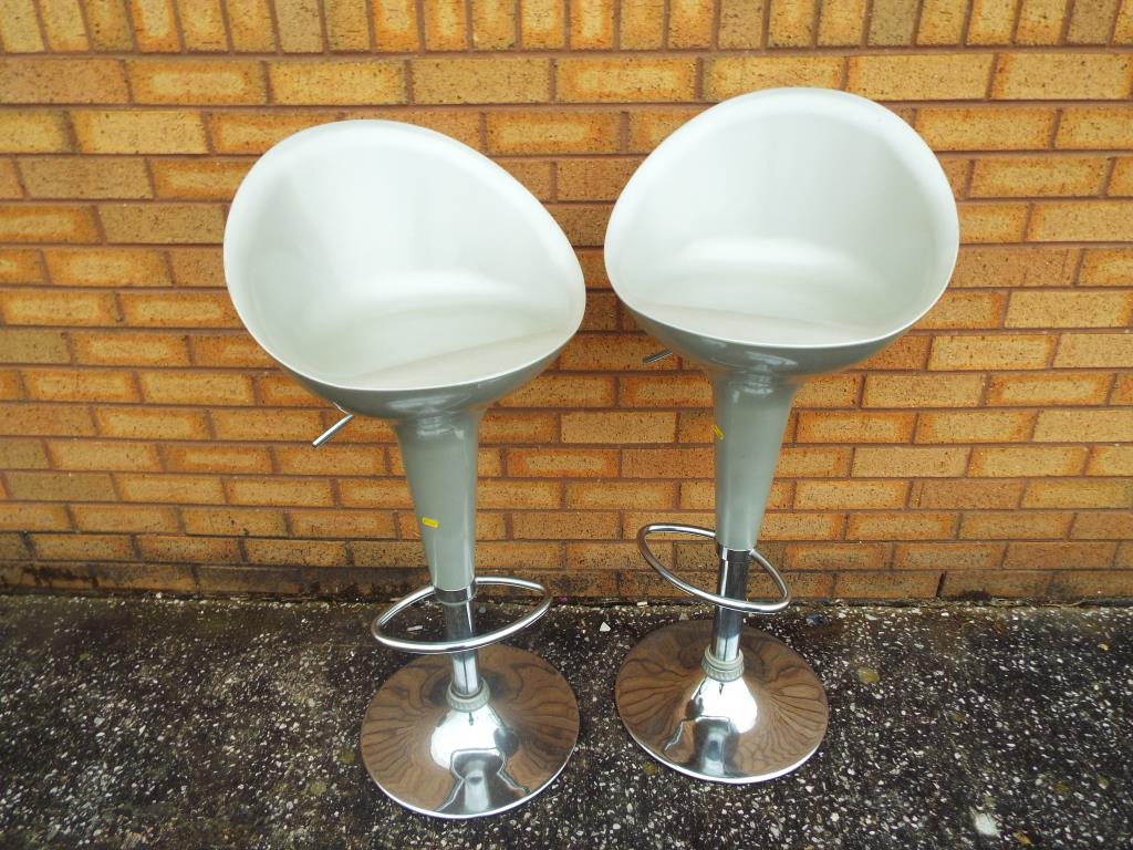 A matched pair of kitchen / bar stools (see also lot 164A)