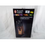 A Russell Hobbs Magnus eight piece knife block set,