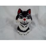Lorna Bailey - a figurine depicting a cat called Tex 12.5 cm (h).