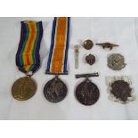 Three World War One (WW1) campaign medals comrising War medal and Defence medal inscribed to the