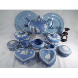A good collection of approximately 23 pieces of Wedgwood Jasperware