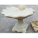 Stonework - a reconstituted stone birdbath