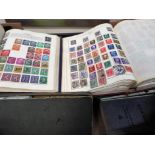 Philately - eight albums containing a good collection of mounted 19th and 20th century UK and