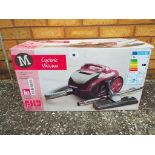 A Cyclonic vacuum cleaner with variable power control up to 1200 watt and 1.