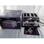 Unused retail stock (not returns) - a Swan Plum series 4 slice toaster with variable browning