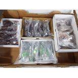 Four boxes of new and unused glasses / sunglass still in clear film bags,