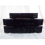 A good lot of audio equipment, a Cambridge audio T500 double Superheterodyne tuner,