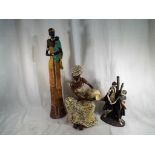 Three Maasai figurines