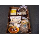 A good mixed lot of collector plates,