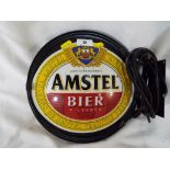 An Amstel Bier wall light 26 cm (h)