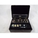 A set of jewellers weight by Griffin and George Ltd in a fitted case